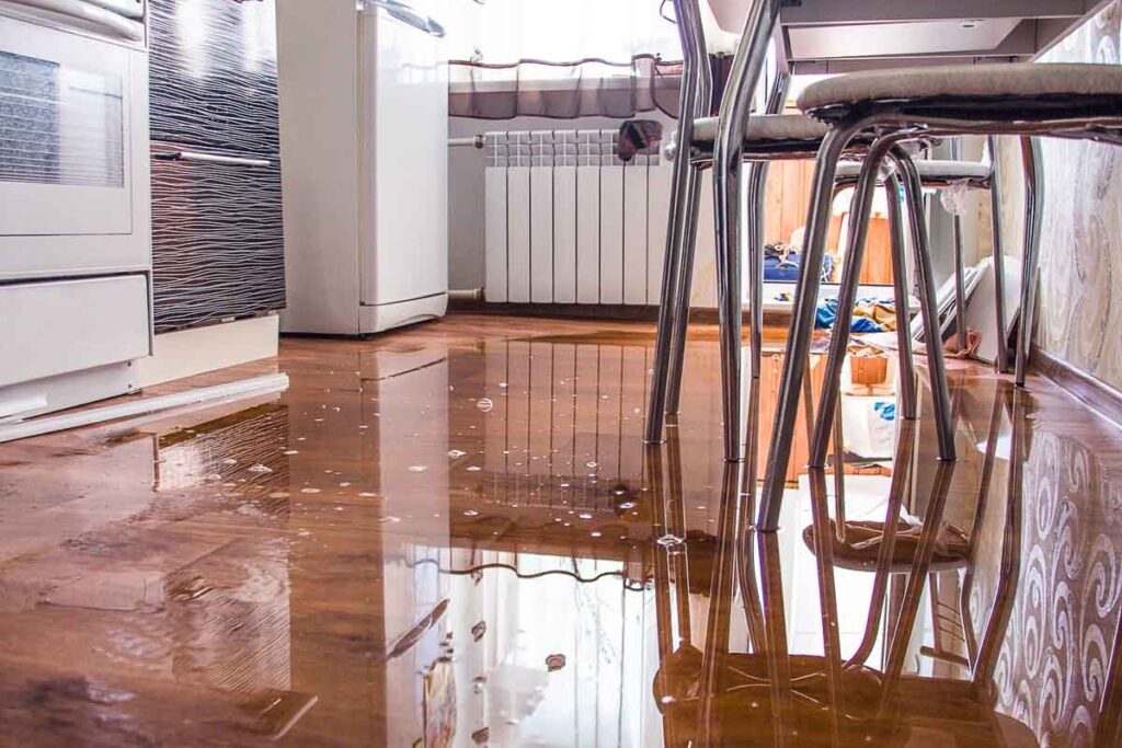 Как убрать квартиру после залива канализацией