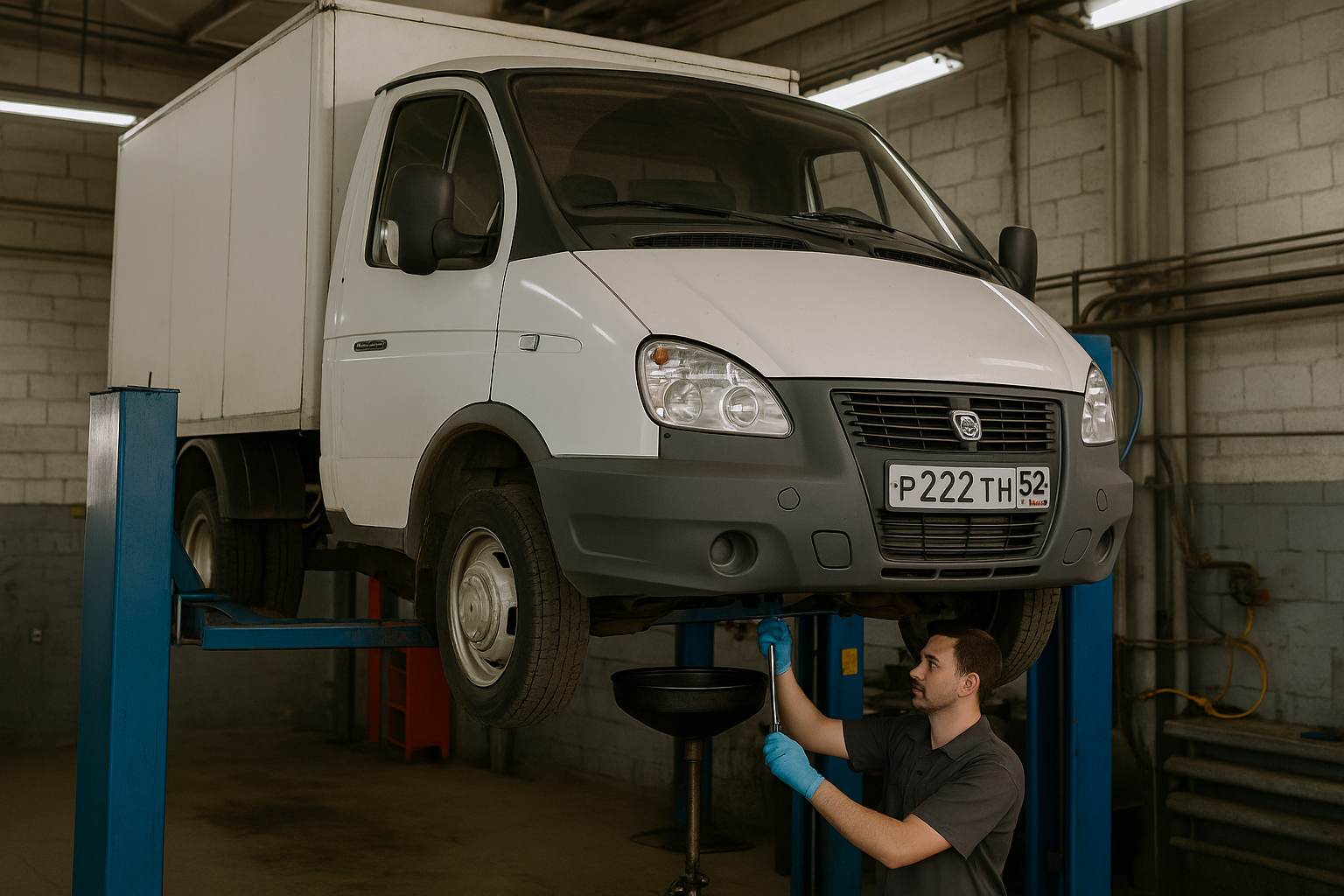 Техническое обслуживание ГАЗель по регламенту: график замены основных узлов