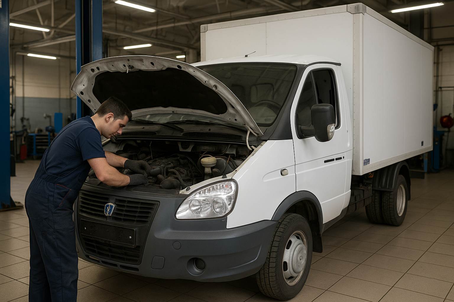 Техническое обслуживание ГАЗель по регламенту: график замены основных узлов