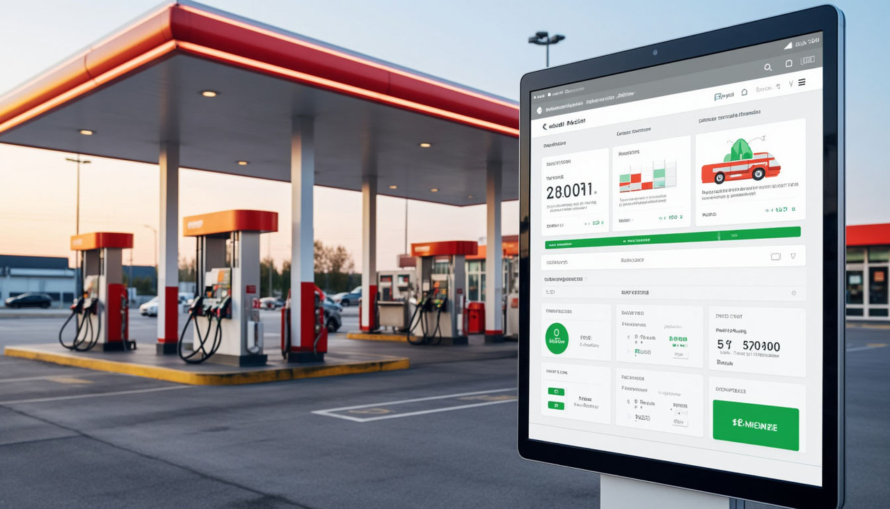 Основные функции систем управления на современных АЗС